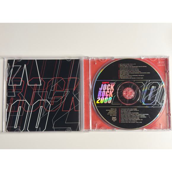 ESPN Presents: Jock Rock 2000 CD (1999 Tommy Boy Music) Sports Rock Compilation - Picture 3 of 7
